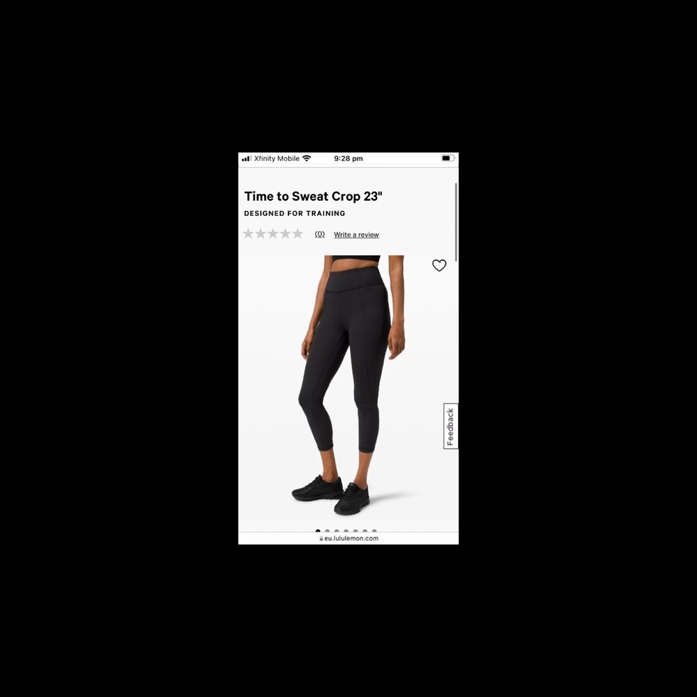 LULULEMON “time to sweat 23” - Picture 13 of 16